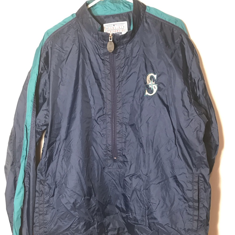 Vntg starter Seattle Mariners baseball windbreaker